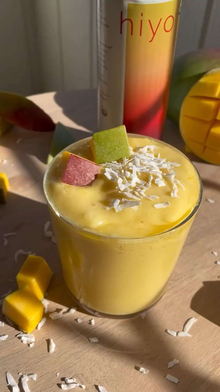 Peach Mango Colada!🥭

Transport yourself to tropical paradise with this Peach Mango Colada made with Peach Mango Hiyo!

Welcome back to day 3 of 5 days of @drinkhiyo mocktails! 

One thing about me, I LOVE a frozen mocktail, and this one is a creamy, dreamy and floaty vibe! It’s bubbly, refreshing, and perfect for your next chill moment.

Add frozen mango, coconut cream, lime juice, ice and peach mango hiyo to a blender and blend. then pour in a glass and garnish with coconut flakes and mango pieces.

Ingredients
• 3 oz coconut cream
• 1 cup frozen mango
• 1 oz lime juice
• 1 cup ice
• 1 can Peach Mango Hiyo
• Garnish: coconut flakes + mango pieces

#DrinkHiyo #mocktails #mocktailrecipes #MocktailGirlie #Peach #Mango