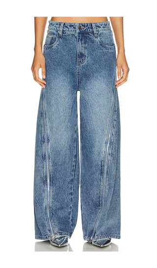 Zipper Jeans in Indigo | Revolve Clothing (Global)