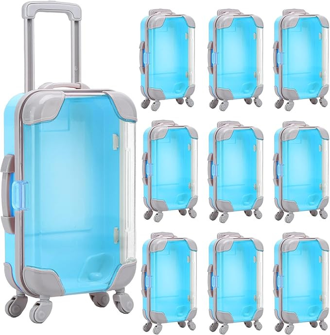 Amazon.com: AIOMOB 10 Pack Mini Suitcase Party Favor Gift Box Plastic False Eyelashes Packaging L... | Amazon (US)