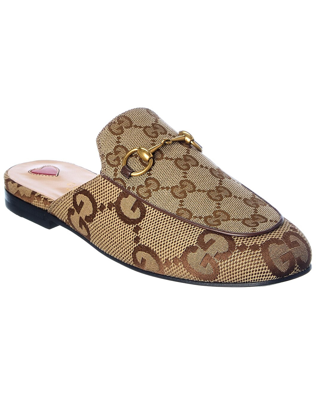 Princetown Jumbo GG Canvas Slipper | Gilt & Gilt City
