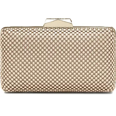 Olga Berg Natasha Mesh Clutch in Silver at Nordstrom | Nordstrom