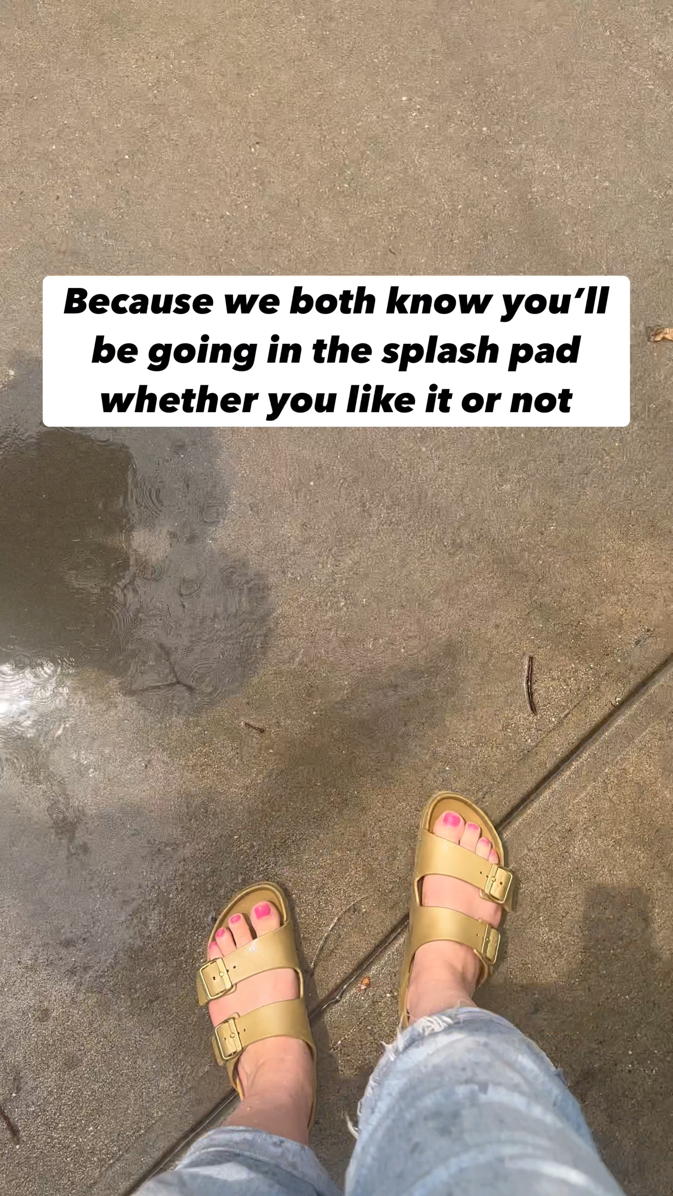 Summer mom hack: order a pair of comfortable, plastic sandals for the summer, because you will end up in the splash pad, at pools, etc and won’t want to ruin your shoes!

#LTKstyletip #LTKfamily #LTKSeasonal
