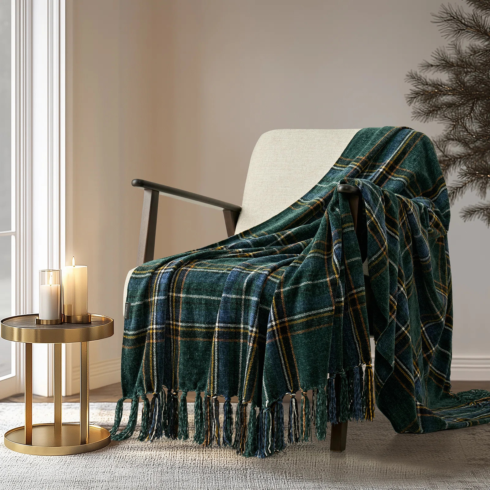 Soft Chenille Throw Blanket | Birch Lane