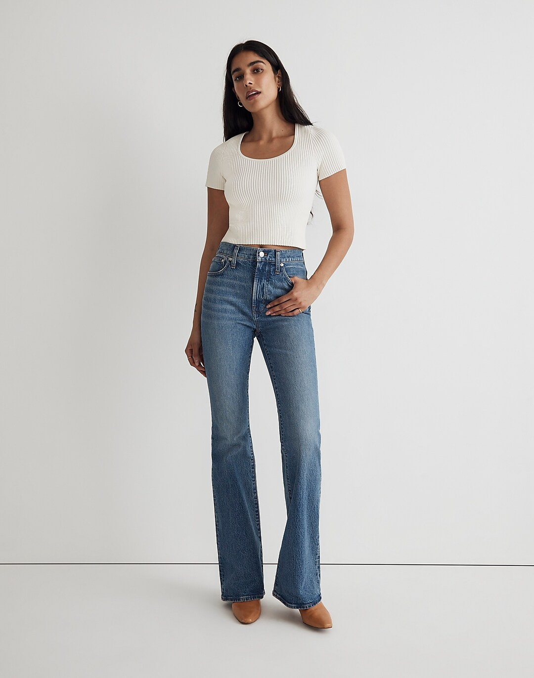 The Perfect Vintage Flare Jean in Marnell Wash | Madewell