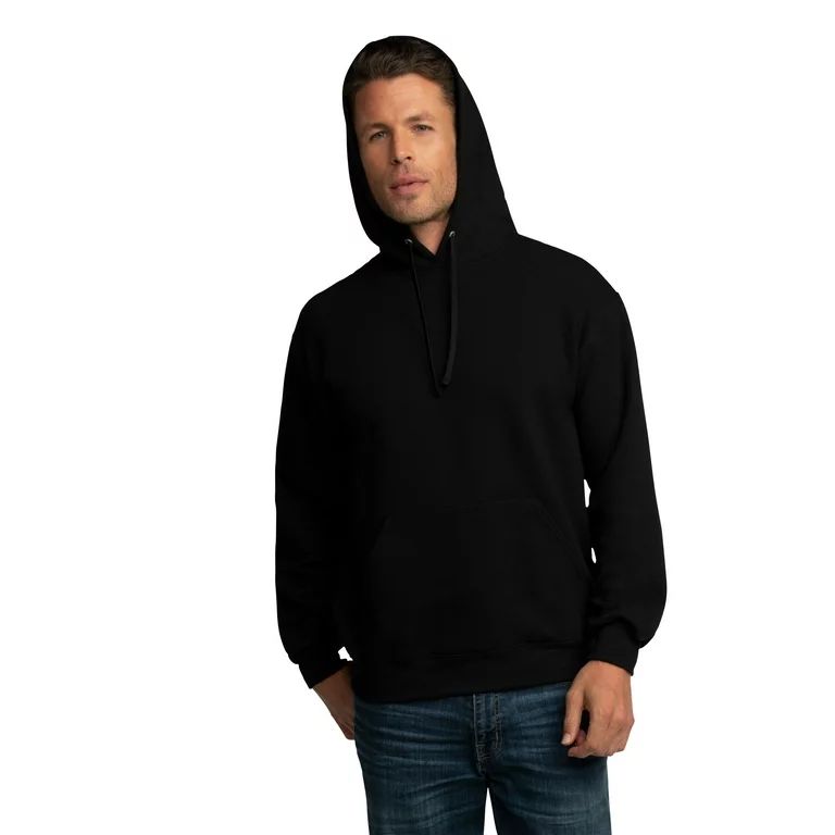 Fruit of the Loom Men's EverSoft Fleece Pullover Hoodie Sweatshirt, Sizes S-3XL | Walmart (US)