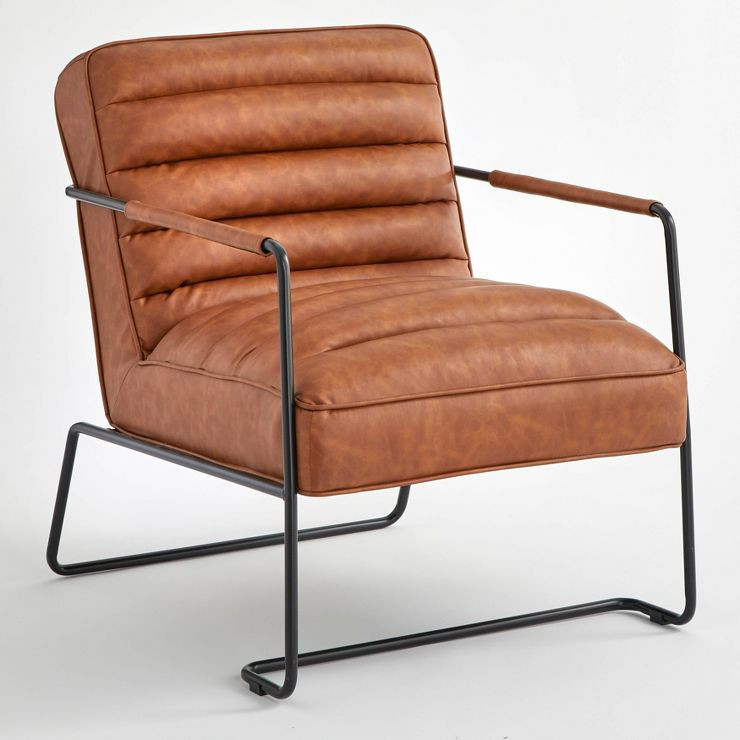 Homer Living Room Chair Camel Brown - Buylateral | Target