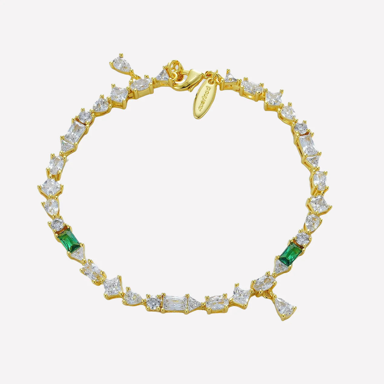 Lilou Crystal Charm Bracelet | BONHEUR JEWELRY