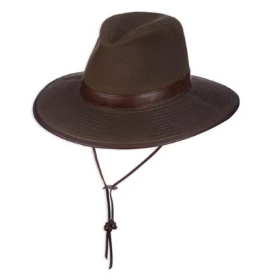 DPC™ Medium Oil Cloth Safari Hat in Brown | Bed Bath & Beyond