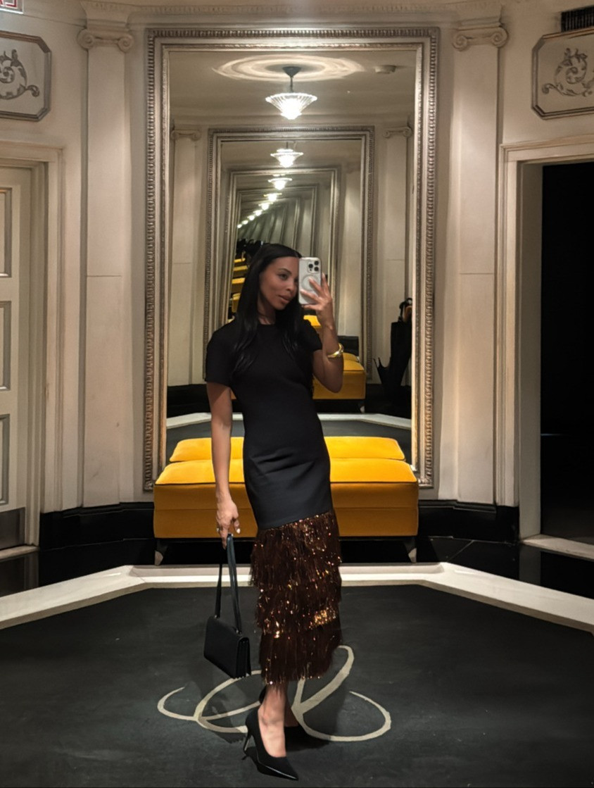 There’s something about the holidays that makes getting dressed feel a little more special. 

This metallic fringe dress is the piece I reserve for nights out with my husband or the moments that deserve a little extra shine. 

Easy to wear, beautifully dramatic, and exactly the kind of dress that makes the season feel memorable. 

 #LTKHoliday #LTKootd #LTKBeauty