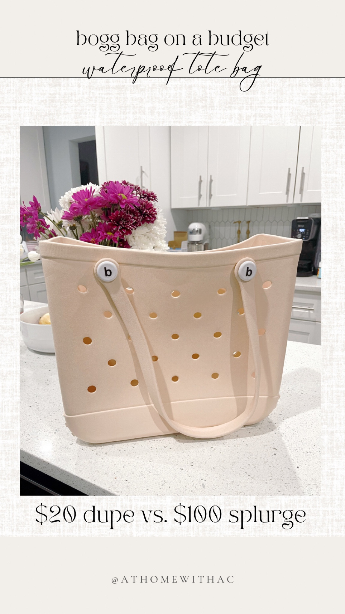 Bogg bag waterproof tote bag dupe! 

#LTKstyletip #LTKSeasonal #LTKGiftGuide