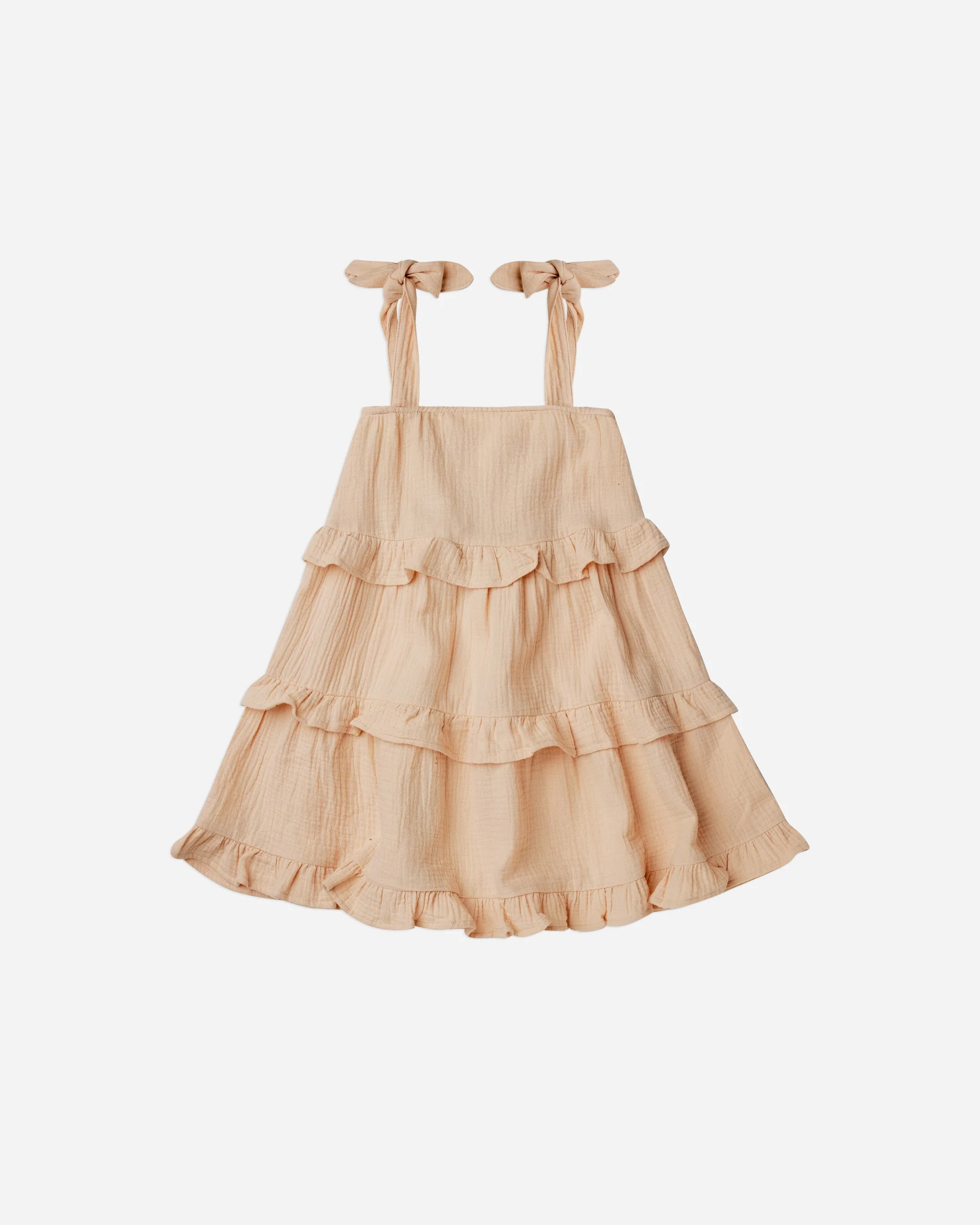 Ruffled Swing Dress || Shell | Rylee + Cru
