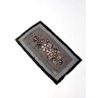 Antique Hooked Rug, Floral Accent Rug | Etsy (US)