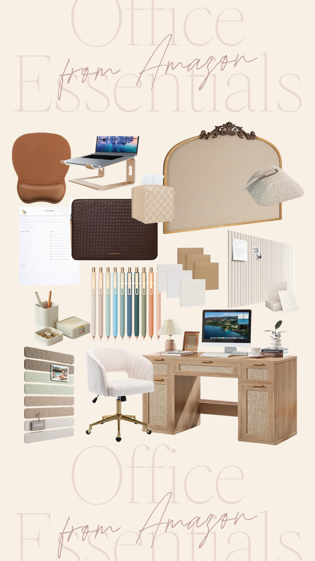 Office essentials that make your workspace feel cute and productive 🤍

I found so many good Amazon pieces lately from desk organizers and aesthetic pens to laptop stands, bulletin boards, and the cutest desk setup pieces. Perfect if you want to refresh your workspace and make it feel a little more inspiring for everyday work. ✨💻📎 

 #LTKHome