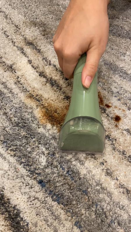 Bissell Little Green Machine gets the job DONE. a must have stain cleaner/remover if you have littles running around who get eel sauce in your rugs. 🤣😅 

#LTKVideo #LTKkids #LTKhome