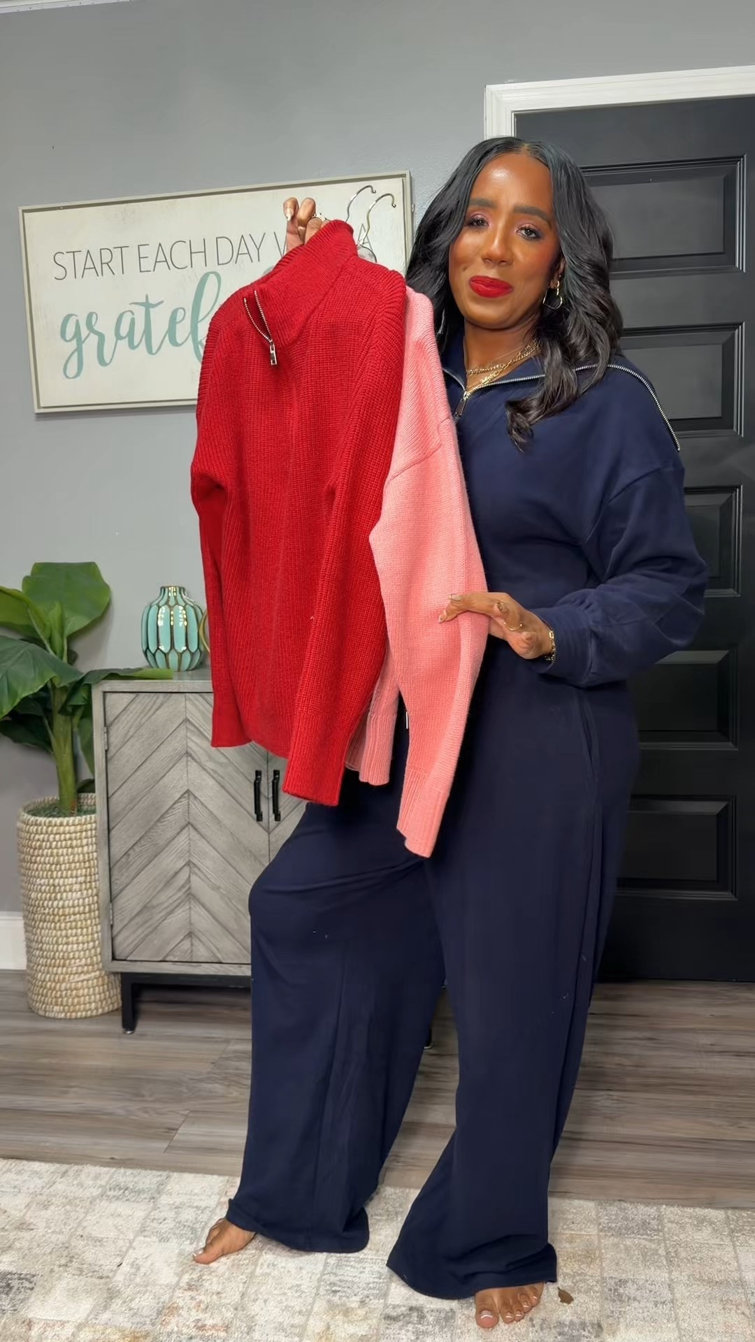 Cashmere-blend sweaters on sale 🤍
Chic, cozy, and effortless for Valentine’s Day and beyond. These Amazon cashmere-blend sweaters are so soft and easy to style for polished, age-confident looks.

I’m loving the monochromatic vibe—it instantly looks elevated and put together ✨
Featuring both a quarter-zip ribbed pullover and a classic crew neck, styled multiple ways for casual days, date nights, errands, or work-appropriate outfits.

Perfect if you love timeless pieces that flatter over 40 style without trying too hard 💕
✔️ Comfortable
✔️ Affordable
✔️ On sale
✔️ Easy to re-wear all season

👉 Tap to shop these cozy Valentine-ready looks.


#LTKMidsize #LTKFindsUnder50 #LTKOver40