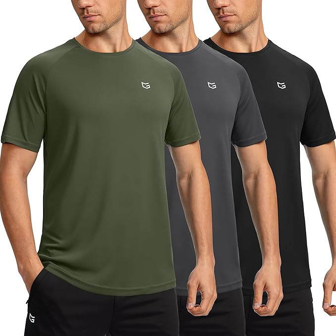 G Gradual Men's Workout Quick Dry T-Shirts Short Sleeve Lightweight Cooling Gym Shirts Tee for Ru... | Amazon (US)