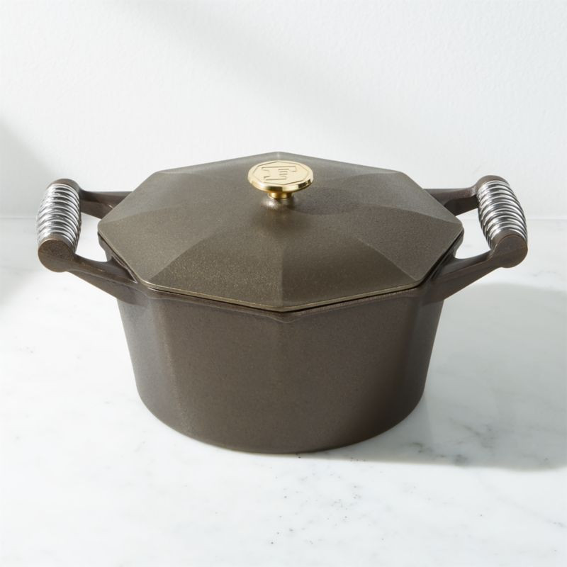 Finex 5-Quart Cast Iron Dutch Oven | Crate and Barrel | Crate & Barrel