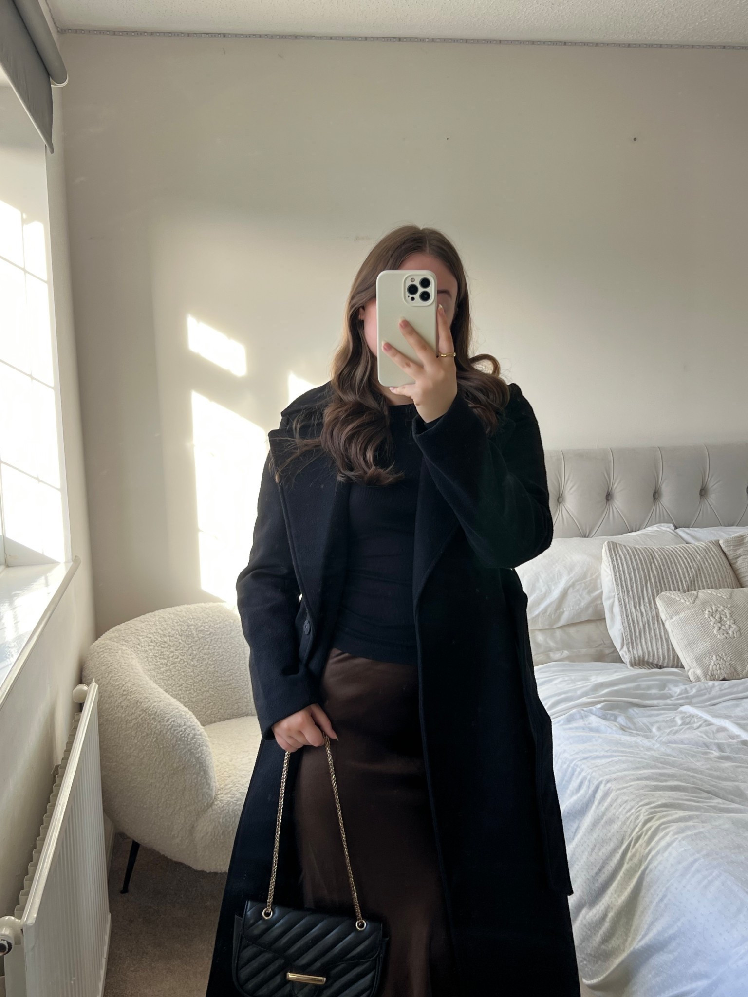 Styling a black wool trench for winter 

#LTKuk #LTKwinter #LTKstyletip