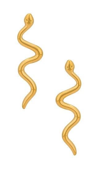Austen Serpent Earring in Gold | Revolve Clothing (Global)