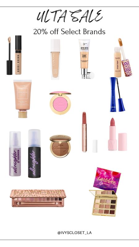 20% brand name beauty products  

#LTKbeauty #LTKsalealert