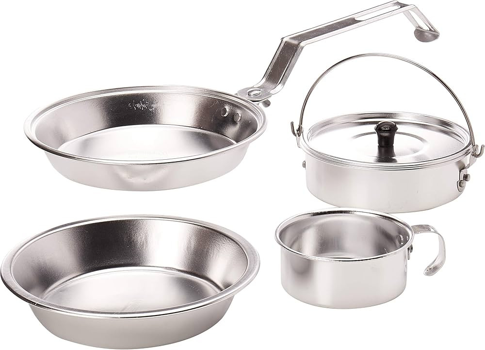 Coleman Camping Cookware | 5-Piece Aluminum Nesting Mess Kit | Amazon (US)