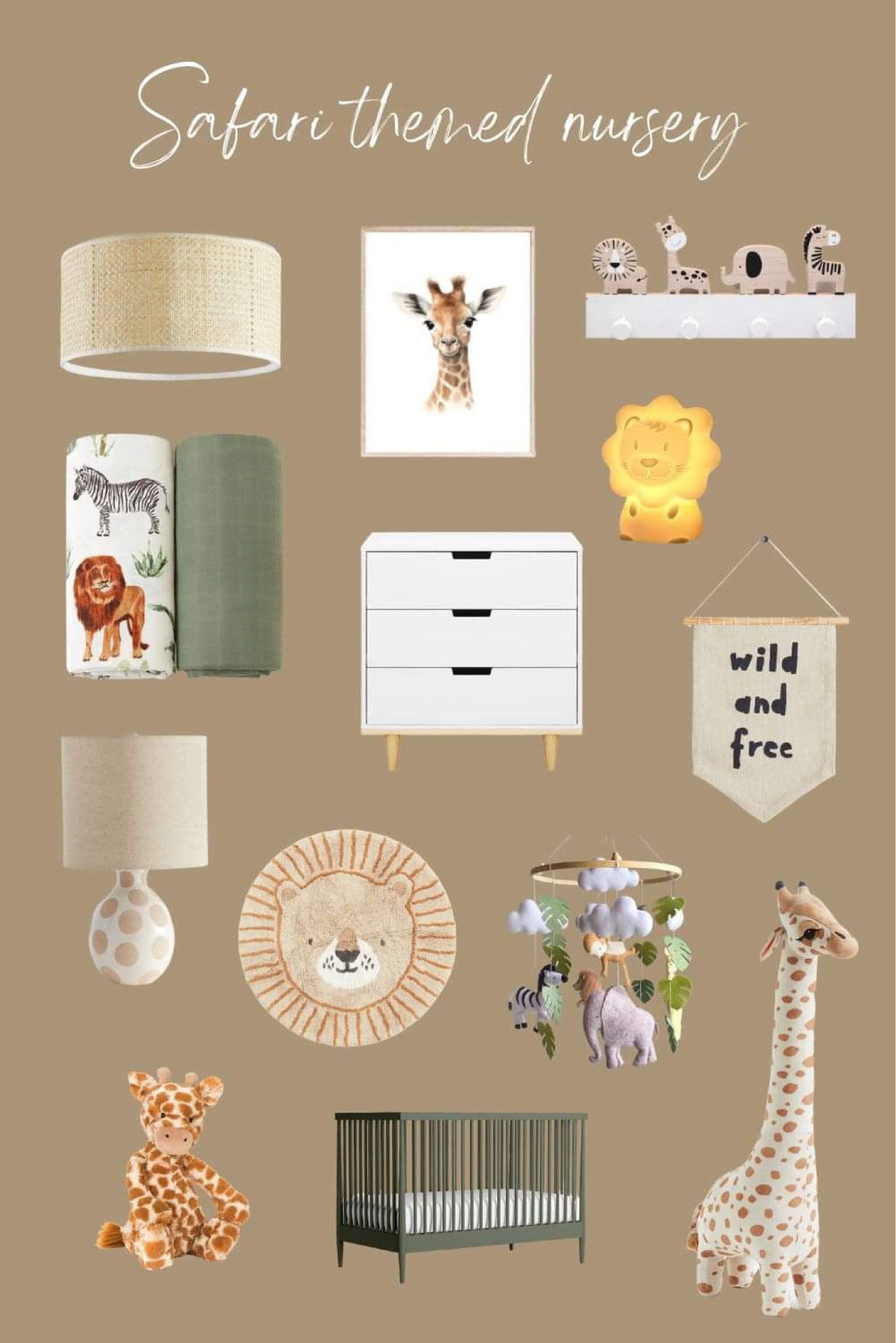 SAFARI THEMED NURSERY 🦒

H&M, Amazon, Crate and Barrel & Wayfair finds for a baby nursery 

#LTKbaby #LTKbump #LTKhome