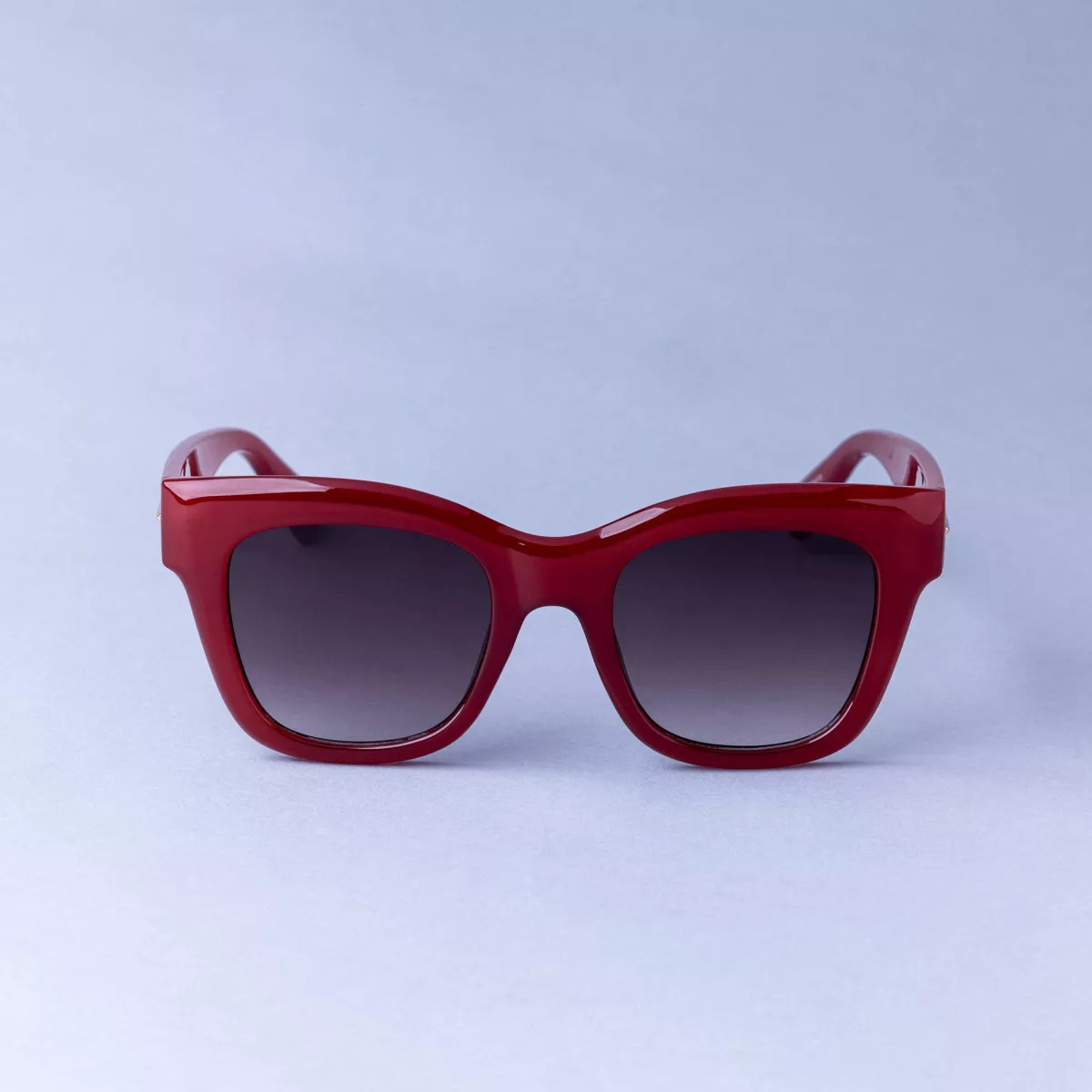 Women's Square Plastic Surf with Metal Sunglasses - A New Day™ Red: Medium Fit, Maximum UV Prot... | Target