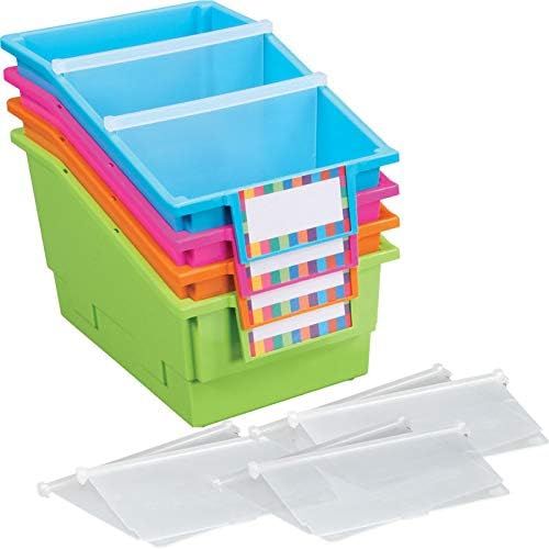 Really Good Stuff - 162002 Large Plastic Labeled Book and Organizer Bin for Classroom or Home Use... | Amazon (US)