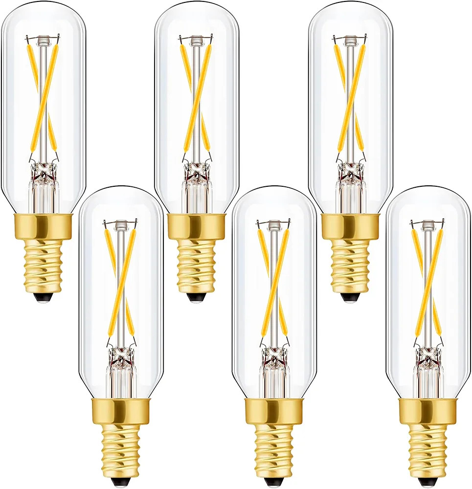 Leools E12 LED Bulb Dimmable 2W Equal 25 watt Light Bulb Soft White T6 T25 E12 Candelabra Bulb 25... | Amazon (US)