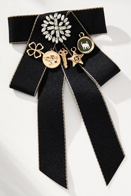 Varsity Bow Brooch | Anthropologie (US)