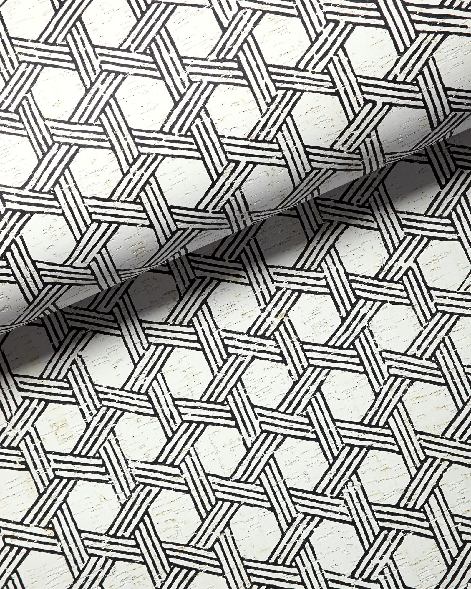 Cayman Cork Wallcovering - Black | Serena and Lily