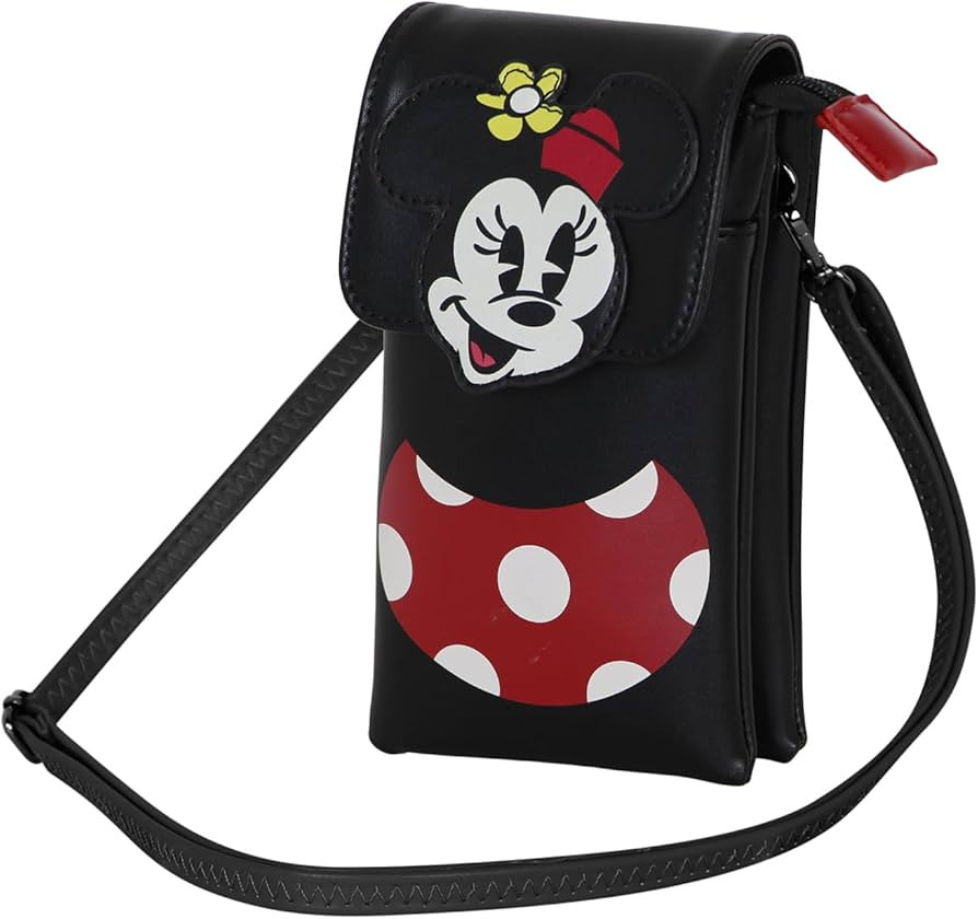 Disney Mobile Phone Bag Face, Black, One Size | Amazon (US)