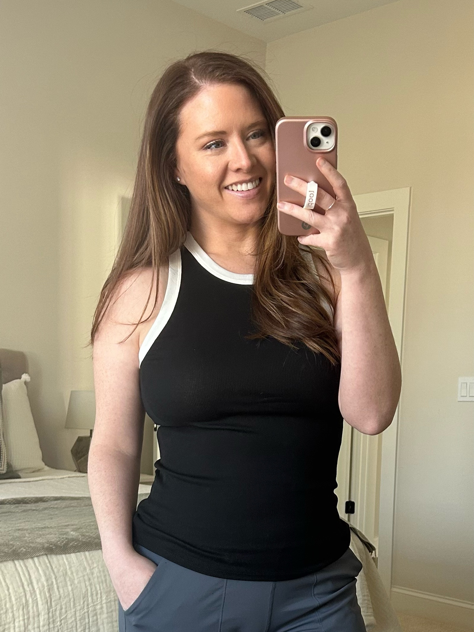 I have these tanks in so many colors. They are an absolute staple. This new version is so good! I wear a medium in these.

#LTKstyletip #LTKSeasonal #LTKfindsunder50