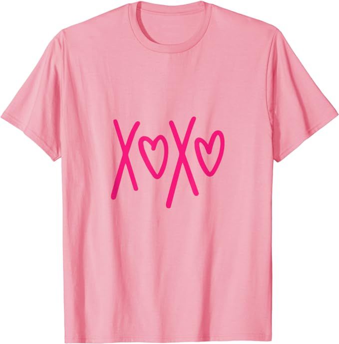 xoxo, valentine's day, kids, women's, heart day, love T-Shirt | Amazon (US)