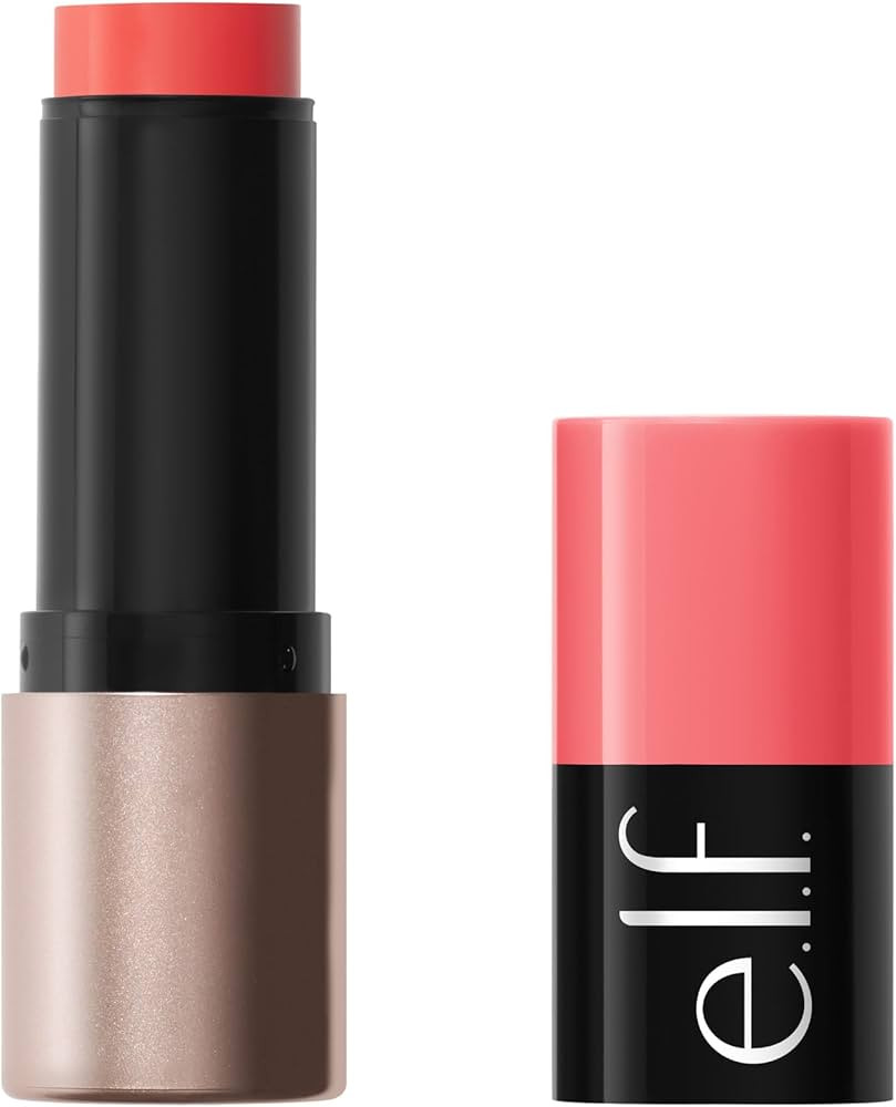 e.l.f. Soft Glam Cream Blush Stick, Buildable Cream Blush for A Natural Flush & Satin Finish, Mad... | Amazon (US)