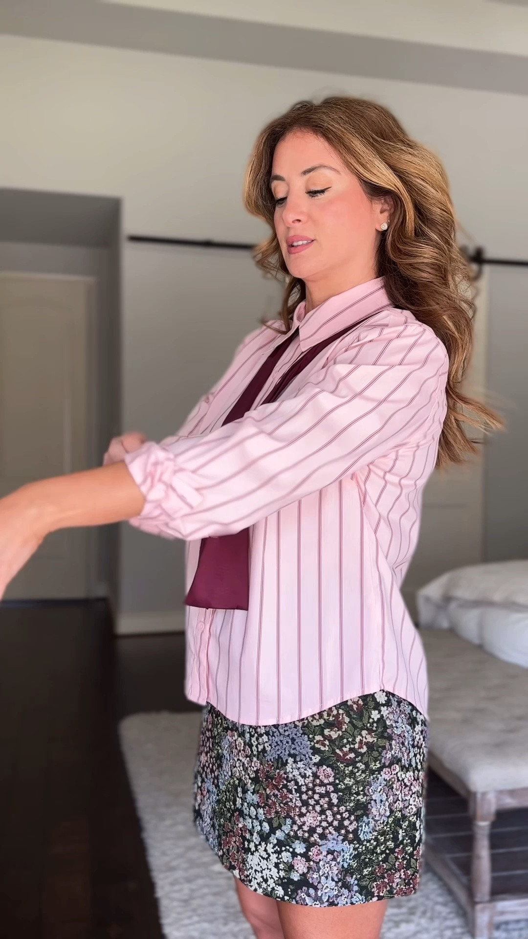 Mixing patterns on this look

#LTKOver40 #LTKU #LTKootd