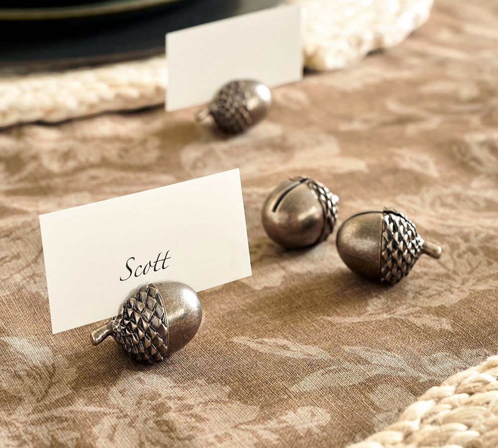 Acorn Place Card Holders - Set of 4 | Pottery Barn (US)