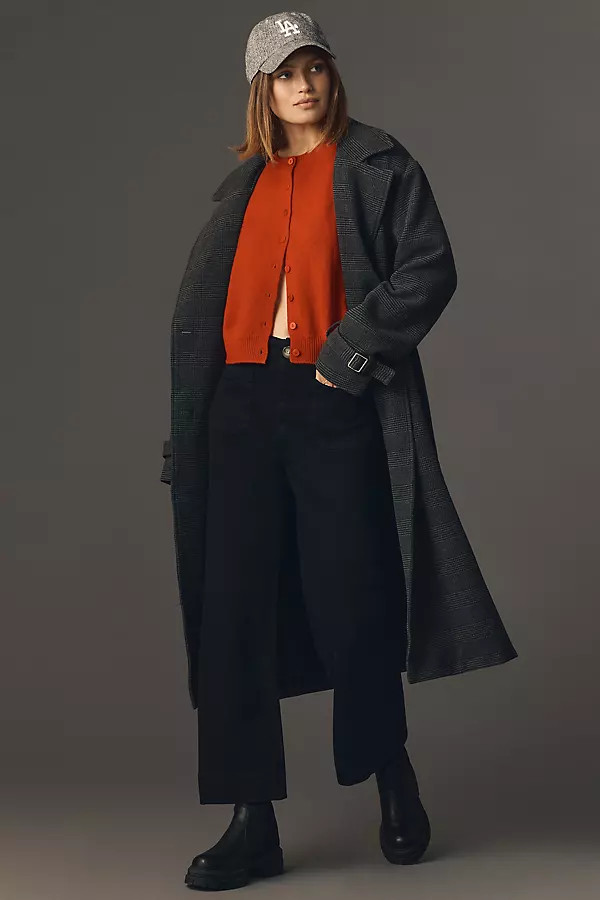 The Colette Denim Cropped Wide-Leg Jeans by Maeve | Anthropologie (US)