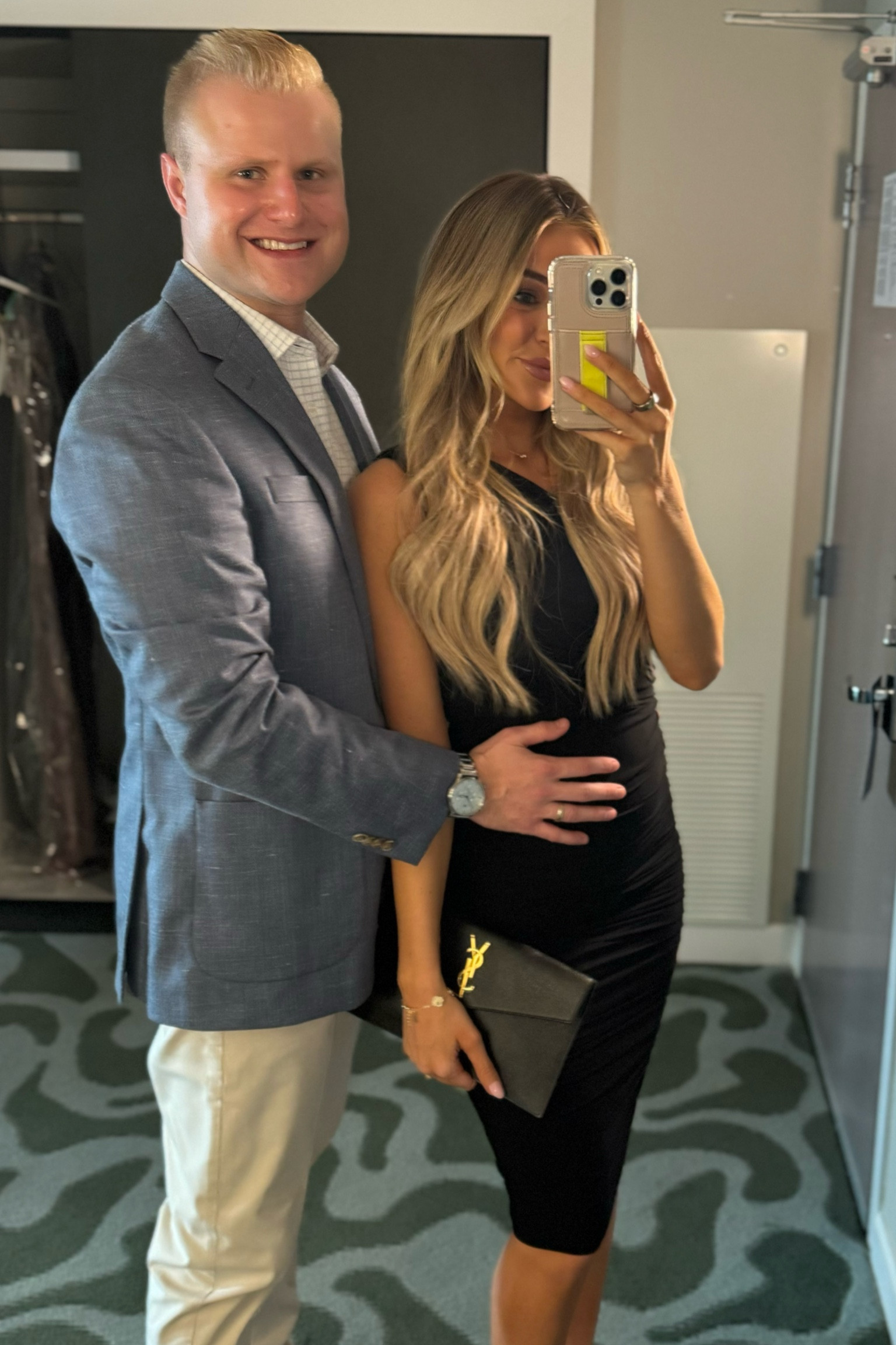 Bump friendly cocktail dress | wearing size small 

Black dress | rehearsal dinner | one shoulder | nookie | revolve | pregnant | second trimester 

#LTKWedding #LTKStyleTip #LTKBump