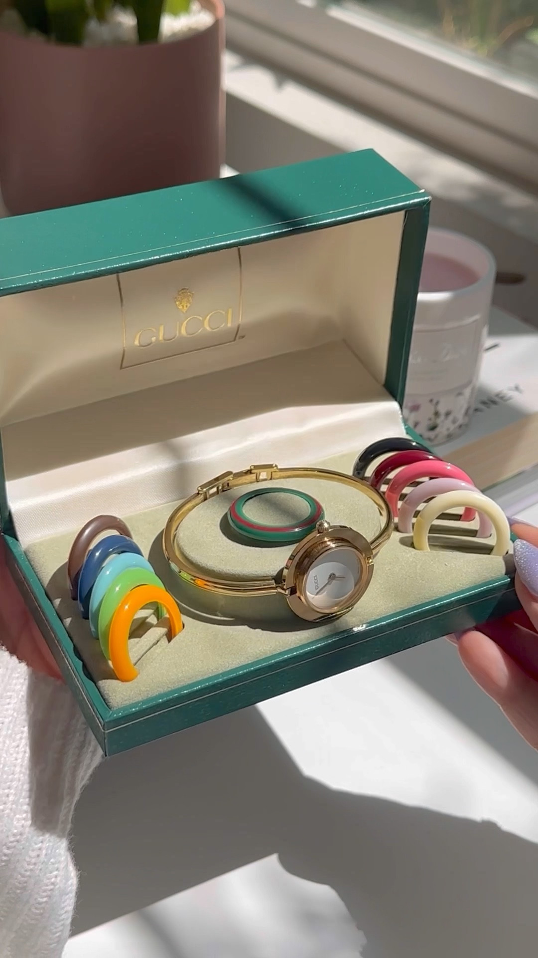 vintage gucci bezel watch 💐 mom had this same piece back in the day but it didn’t get passed down to me 🥲 happy i found it on ebay!

#LTKstyletip #LTKFind