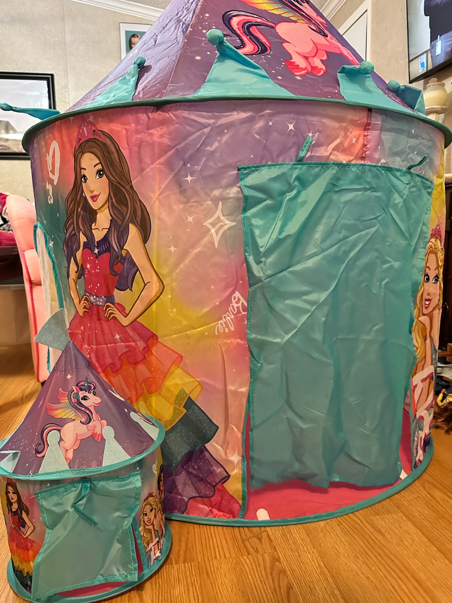 Barbie pop hot sale up tent