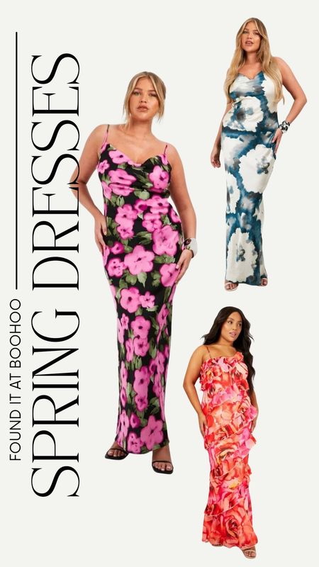 Spring is in full bloom and these dresses are perfect for the season. Spring dresses. Floral dresses. Maxi dresses. Plus Size dresses. #NikkiFreeStyle 

#LTKSeasonal #LTKsalealert #LTKfindsunder50