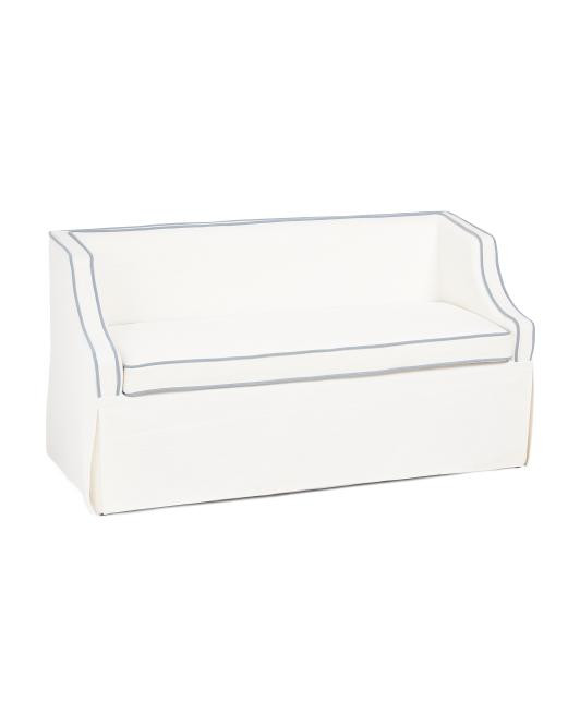 55x29x25 Low Back Loveseat With Storage | TJ Maxx