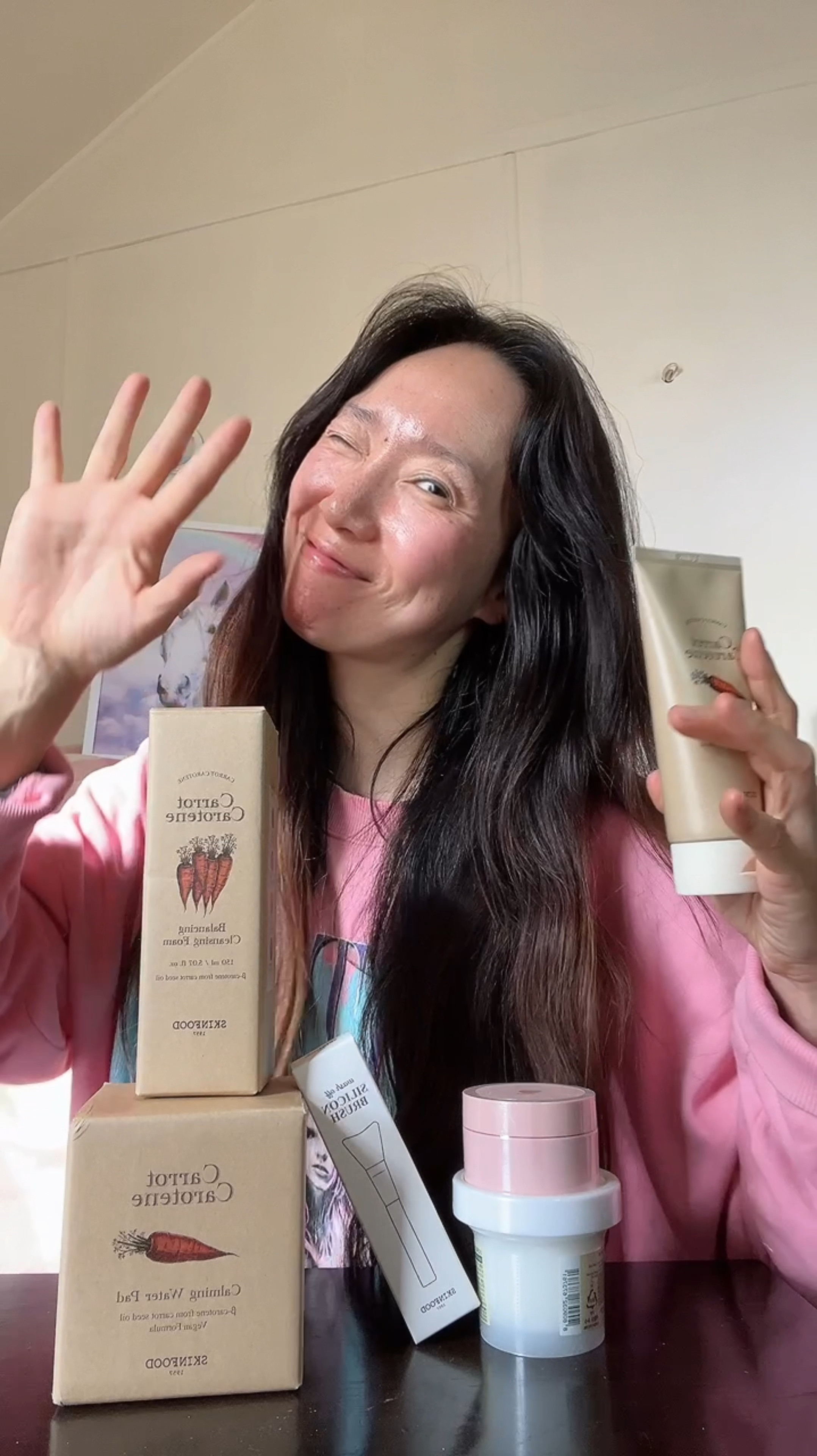 Discount code : HYUNMI2023
Worldwide shipping✈️

I love this carrot line, especially smell✨
Therapic smell👍🏻
and I tried this cleansing foam😍😍😍😍
LOVE LOVE LOVE⭐️⭐️⭐️⭐️⭐️⭐️
Sooooo gentle and make my skin next level
Every morning my own therapy start with this foam, Soooo good! 
AND PEACH sebum control powder~~~~~~~~what a texture~~~~~~amazing😍
I have lavender and strawberry mask pack, now added famous rice mask as well✌️ Love it

More video coming about these
Stay tuned👌
#LTKVideo 

#LTKOver40 #LTKBeauty