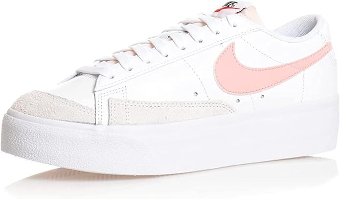 Nike W Blazer Low Platform Shoes White Pink Glaze Size 8 | Amazon (US)