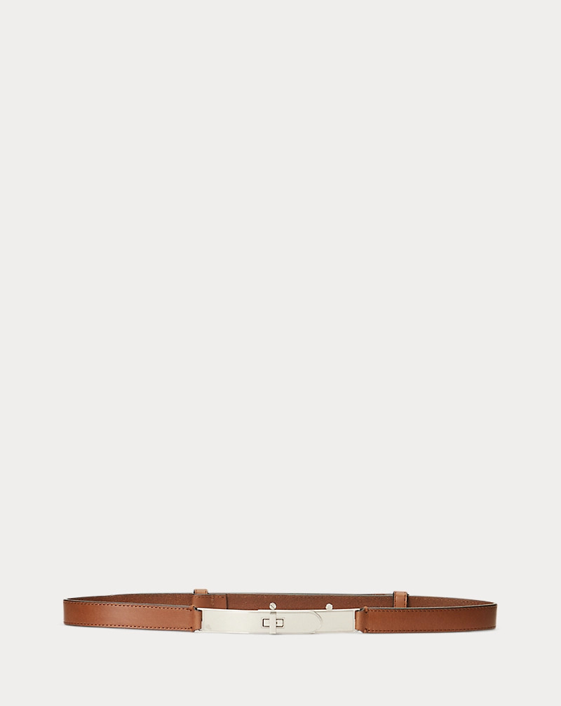 Turn-Lock Leather Belt | Ralph Lauren (UK)