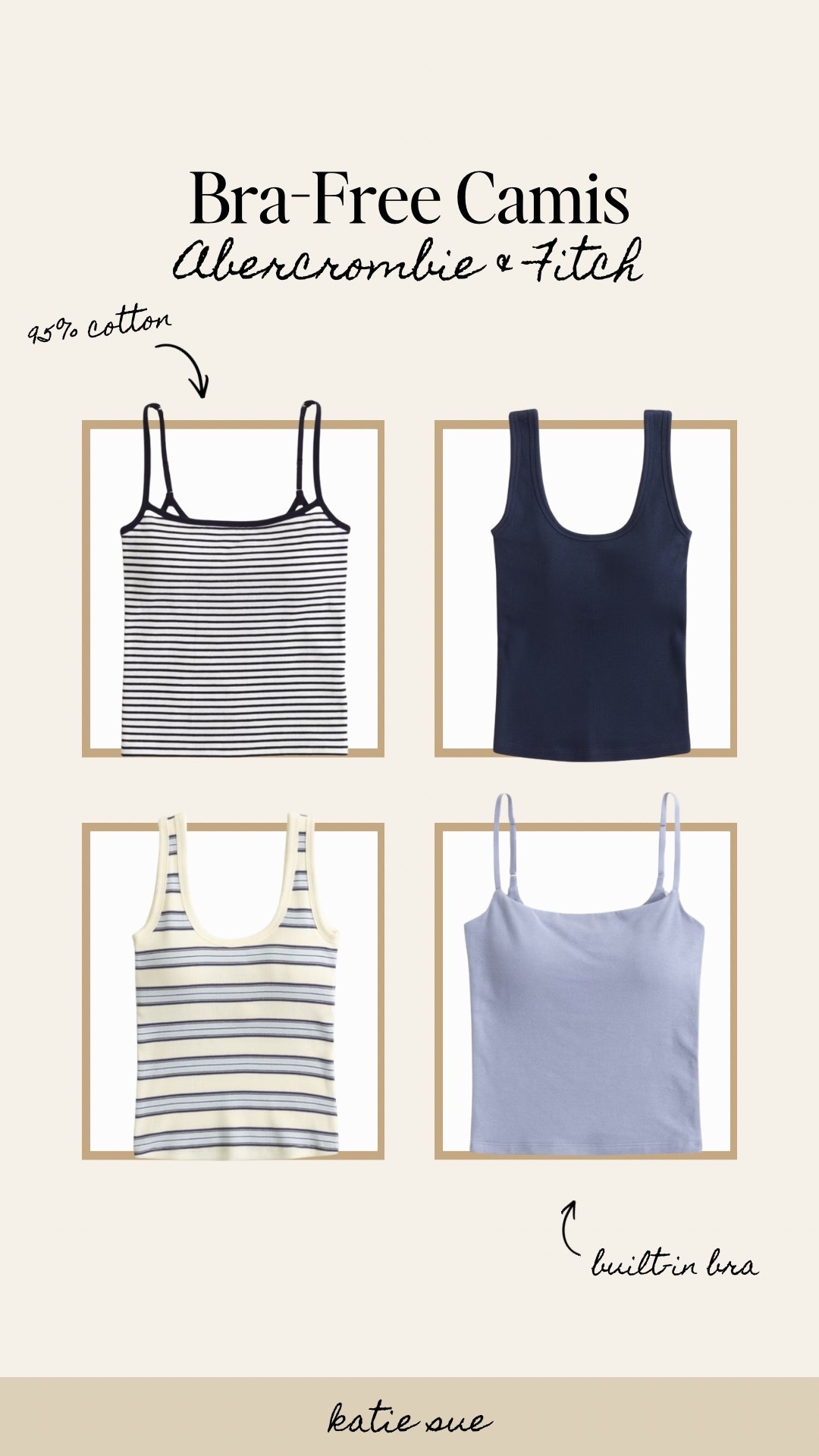 Bra-free camis from Abercrombie & Fitch!

#LTKootd #LTKgrwm