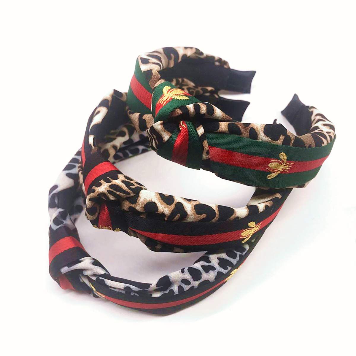 Leopard Headbands For Women By World Top Designer Designing, Sexy Elegant Lady Cross Knot Headban... | Amazon (US)