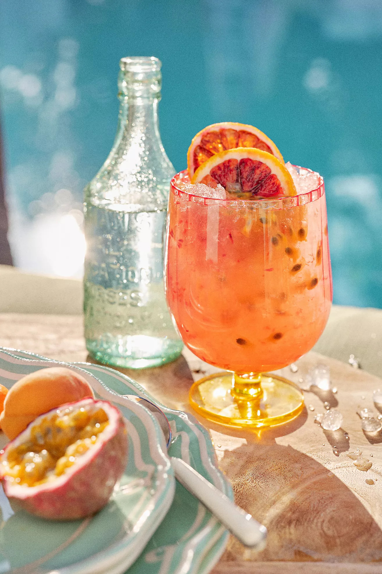 Raquel Scallop Acrylic Goblets, Set of 4 | Anthropologie (US)