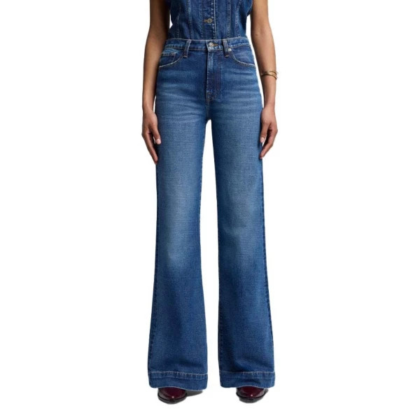 Women's 7 For All Mankind Left Hand Modern Dojo Wide Leg Jeans Secretariat 30 34 | Scheels
